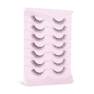 Vente en gros d'usine de bandes de cils 3D en soie naturelle, cils vaporeux, faux cils vegan, 10 paires de faux cils en vison, boîte de cils personnalisée - Product Image 2