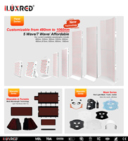 Panneau de luminothérapie rouge professionnel ILUXRED pour tout le corps, grand appareil de thérapie par infrarouge proche sur pied avec support, usage commercial