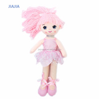 Adorable poupée ballerine en peluche de 30 cm, jouet doux et tendance pour filles, fabriqué à la main par le fabricant, option disponible