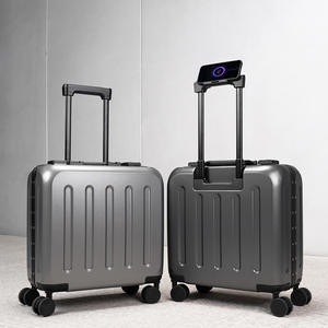 Valise à roulettes Yongsheng en aluminium, 18 pouces, 20 pouces, résistante aux chocs, roues pivotantes silencieuses, pour voyages d'affaires - Product Image 1