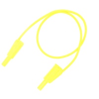 Câble de sécurité Apex avec conducteur en cuivre, gaine en silicone PE ultra-souple, isolation 3000V, fiche banane 4mm, certifié ROHS, IEC 20cm