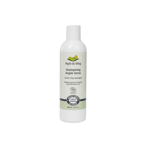 ARGILE DU VELAY Champú de Arcilla Verde Orgánica Bio para Cabello Graso y Quebradizo 250ml - Product Image 1