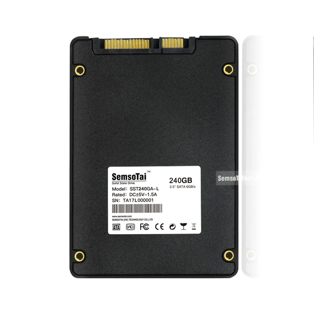 SemsoTai SSD ड्राइव 1TB आंतरिक मॉड्यूल SATA3.0 2.5 "ठोस राज्य डिस्क निर्माता