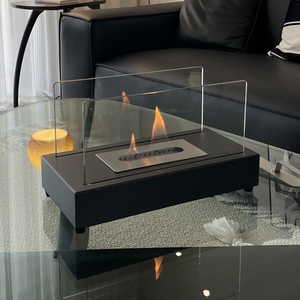 Inserto <span class=keywords><strong>Camino</strong></span> di Lusso Rettangolare a <span class=keywords><strong>Bioetanolo</strong></span> con Fiamma Vera a <span class=keywords><strong>Combustibile</strong></span> Alcolico per Villa e Casa - Product Image 3