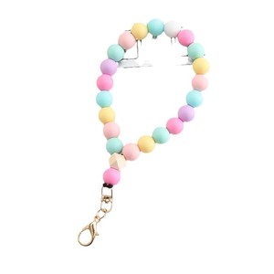Nouveau Silicone Perle Bracelet Téléphone <span class=keywords><strong>Portable</strong></span> Cas Corde Porte-clés Dragonne <span class=keywords><strong>Cordon</strong></span> pour Femmes Filles - Product Image 5
