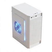 Boîtier PC Micro ATX RGB en gros, noir, mini-tour, compatible avec alimentation ATX, ventilateur 120 mm, châssis compact pour jeux et bureau, personnalisable, en stock