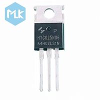 Fournisseurs de composants électroniques d'origine MLK HYG025N06LS1P HYG025N06 60V 160A 125W 1V TO-220FB-3 Transistor MOSFET