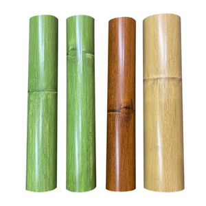 รั้วตกแต่งภูมิทัศน์แบบท่อกลมลายไม้ไผ่ทำจากอลูมิเนียมอัลลอยด์ ผิวเคลือบสีทนรังสียูวี - Product Image 2