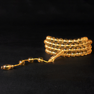 Chaîne musulmane <span class=keywords><strong>YS300</strong></span>, Tasbeeh islamique, perles de prière en ambre Kehribar, chapelet rond de 99 perles, pierre de lynx d'Arabie Saoudite, Tasbin, Tasbih, Misbaha - Product Image 3