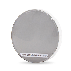 Lentes de Gafas Maat Manufacturer 1.49 CB Gris Fotocromático Polarizado con Recubrimiento UC, Diseño Esférico de Resina, Certificación CE, 98-99%, 80mm - Product Image 3