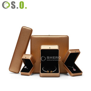 Wholesale Luxury Gold <b>Jewelry</b> Box Custom PU <b>Leather</b> <b>Jewelry</b> Packaging Bangle Earring Bracelet Necklace Ring Box <b>Jewelry</b> Box - Product Image 5