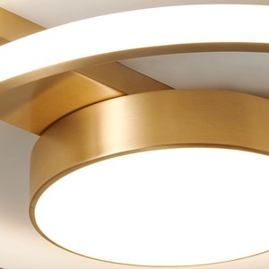 Nordic All-Copper Minimalist Modern <b>Ceiling</b> <b>Light</b> for Bedroom Luxury Hallway Study Creative Personalized Small Living Room - Product Image 4