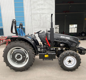 Tractor Agrícola Compacto de 80HP con Tracción en las 4 Ruedas y Transmisión por Engranajes, Color Negro - Product Image 3