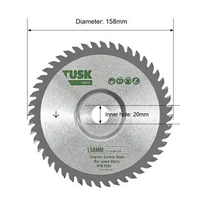 ใบเลื่อยแจมบ์เข้ากันได้กับ <span class=keywords><strong>roberts</strong></span> และ crain <span class=keywords><strong>jamb</strong></span> เห็น48ซี่เสร็จไม้เรียบเพื่อตัด skiring และประตู158mm และ170mm - Product Image 5