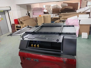 Bacs de rangement pliables en alliage d'aluminium étanches et verrouillables pour camionnettes 4x4 tout-terrain avec hard top, installation sans perçage - Product Image 2