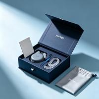 Boîte de présentation professionnelle pour gouttières orthodontiques, pliable, en carton rigide, avec couvercle magnétique, personnalisable pour les laboratoires dentaires