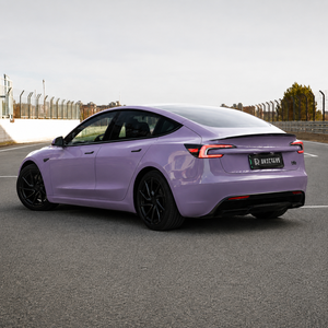 Vinilo para Automóviles PET Color Lavanda Morado Brillante con Tecnología Air Release y Autoregeneración, Rollo de Vinilo para Envolver Todo el Vehículo, Película que Cambia de Color - Product Image 4