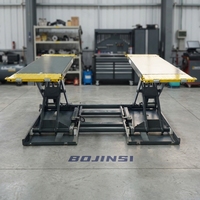 Pont élévateur mobile électro-hydraulique à ciseaux de 4 tonnes, à profil bas, personnalisé, certifié CE BJS BJS2828-MB40 1