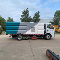 Camion de lavage de voirie haute pression et balayeuse routière avec réservoir d'eau de 5000L et réservoir d'aspiration des eaux usées de 5000L, fabriqué en Chine
