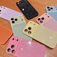 Étui de luxe antichoc en silicone liquide avec paillettes et sequins pour iPhone 17 Pro Max 16 15 14 13 Pro Max, protection d'appareil photo