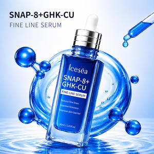 เซรั่มบำรุงผิวหน้า OEM คอปเปอร์เปปไทด์ SNAP-8 ไฮยาลูรอนิก แอซิด แพนทีนอล ลดเลือนริ้วรอย กระชับผิว สำหรับผิววัยกลางคน รับผลิตแบรนด์ส่วนตัว - Product Image 1