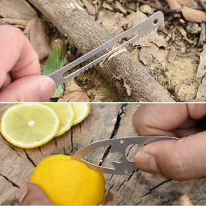 Outil de survie en plein air, carte multifonctionnelle portable, équipement de survie d'urgence avec crochets barbelés pour la chasse, la pêche, le camping - Product Image 3