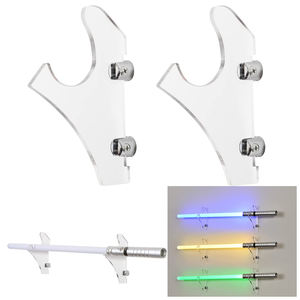 Support <span class=keywords><strong>mural</strong></span> horizontal pour sabre laser en acrylique moderne, écologique et poli, hauteur de 10 à 15 cm pour <span class=keywords><strong>katana</strong></span> de samouraï - Product Image 1