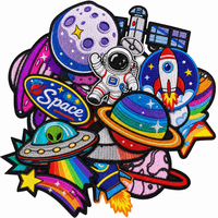 Écusson brodé à la main 3D personnalisable à coudre avec sequins pour organisations - Patch en tissu tissé personnalisé