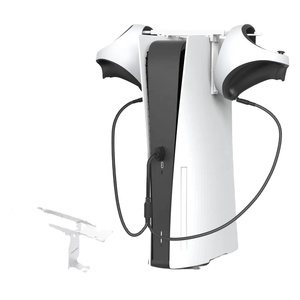 ชุดสายชาร์จสำหรับคอนโทรลเลอร์ไร้สาย PS <span class=keywords><strong>VR2</strong></span> พร้อมที่แขวนหูฟังแบบพับได้สำหรับที่ยึดจอย PS5 - Product Image 1