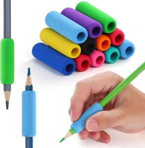 Poignées ergonomiques en mousse de silicone pour crayons, outil de correction de posture pour enfants, entraîneur d'écriture, fournitures de bureau et scolaires - Product Image 1