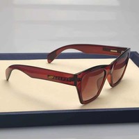 Nouvelles lunettes de soleil d'été de haute qualité à monture large en acétate, tendance personnalité, unisexe