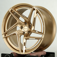 Jantes forgées SRD JDM 18-24 pouces 5*114.3 5*120/112/130 Vossen Hybrid Forged pour BMW HF-5 TE37 C63 488/F8 Q60 Jantes de luxe pour voitures