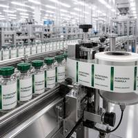 Étiquette autocollante personnalisée imperméable pour flacon de formule nutritionnelle, étiquettes de bouteilles de compléments alimentaires, emballage en rouleau