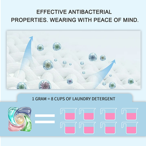 Muestra Gratuita de Detergente para Ropa 5 en 1, Perlas de Gel para Lavandería, Cápsulas de Lavandería - Product Image 4