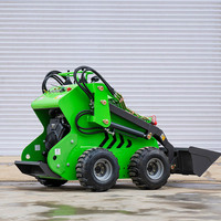 Mini-chargeuse compacte sur chenilles ou sur roues, 480 kg - 500 kg, homologuée EPA EURO 5, avec accessoires, vente directe usine, meilleures ventes
