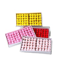 Têtes de fleurs de savon Aida Tulip 5 cm, réalistes, parfumées, faites à la main, pour la fête des mères, bouquet, boîte cadeau, décoration, vente en gros