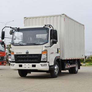 Camión <span class=keywords><strong>de</strong></span> Carga Ligero Usado HOWO 4x2 <span class=keywords><strong>de</strong></span> 6 Ruedas y 140HP, Camión <span class=keywords><strong>de</strong></span> Carga con Caja Tipo Van - Product Image 1