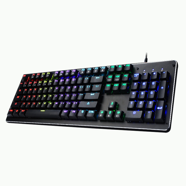 Best Gaming RGB Wired Keyboard  Best Gaming RGB Mechanical Keyboard with LED Backlit ABS Gaming Keyboard for Desktop & Laptop