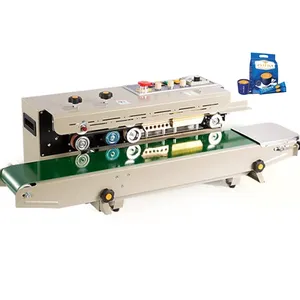 Durable Band Sealer Continuous Horizontal Sealing Machine With Date Printing Band Sealer Sealing Machine