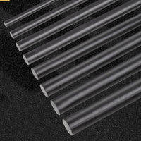 Evergreen 10pcs Set Tige en Fiber de Carbone pour Avion RC DIY Craft Tube Mat Léger