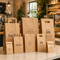 Sac de shopping en papier d'art recyclable de luxe avec logo personnalisé pour magasin de vêtements, poignées en corde de coton et ruban, impression numérique, MOQ Boutique