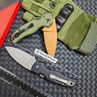 Couteau pliant de camping en plein air CN SD229, couteau de poche, manche vert, lame couleur cuivre, lame 8Cr13MoV