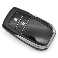 Coque de clé de voiture intelligente à 2 boutons de haute qualité, coque de remplacement pour télécommande de clé de véhicule, accessoire pour clé de voiture