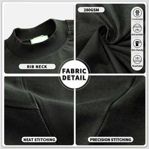 เสื้อยืดผู้ชายสั่งทำพิเศษ ผ้าฝ้าย 100% คุณภาพหรูหรา ทรงโอเวอร์ไซส์ ดีไซน์ไหล่ตก เสื้อเปล่าสไตล์สตรีทแวร์ วินเทจ พิมพ์ลายเสื้อยืดสำหรับผู้ชาย - Product Image 3