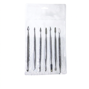 Juego de 7 Sondas de Acero Inoxidable para Tallar Cera, Herramientas de Precisión para Joyería y Escultura con Empuñadura Moleteada y Bolsa de Almacenamiento | GS484B - Product Image 1