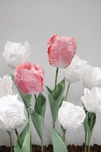 GJ-GF16 Wholesales Factory Low Price Giant Organza Giant Artificial <b>Flowers</b> Window Wedding Stage Decoration for Party - Product Image 4