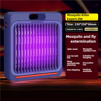 JZ 2025 nouveau Design lampe domestique anti-moustiques 395nm fréquence Nano piège à ondes lumineuses choc électrique attrape-mouches avec état solide