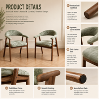Chaise de loisirs moderne OKAY Furniture, chaise en bois massif de luxe pour la maison, la cuisine, l'appartement, l'hôtel, chaises de salle à manger en velours