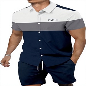 Camisa Hawaiana de Moda Casual para Hombre, 100% Poliéster, Tejida, con Estampado Digital, Transpirable, de Secado Rápido, Venta al Por Mayor - Product Image 1