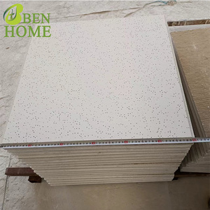Giá thấp bị đình chỉ kháng nấm mốc sợi khoáng Acoustic Trần Board gạch 60x60 Thông tin chi tiết - Product Image 3